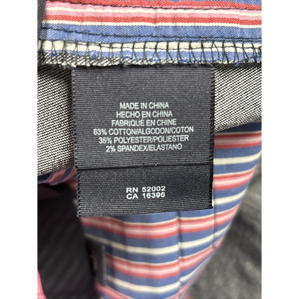 Liz Claiborne Pants Sz 6 Gray  Flat Front‎ Jackie Denim Hooks Zipper Pockets.New - Picture 6 of 16